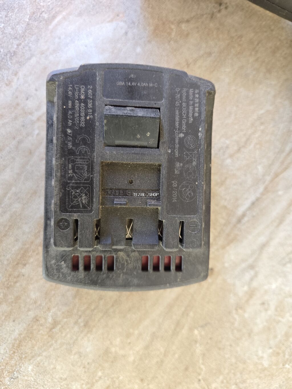 Bosch GBA 14.4V 4.0Ah Li‑ion akkumulyator və uyğunlaşan Bosch 14.4V - şəkil 3