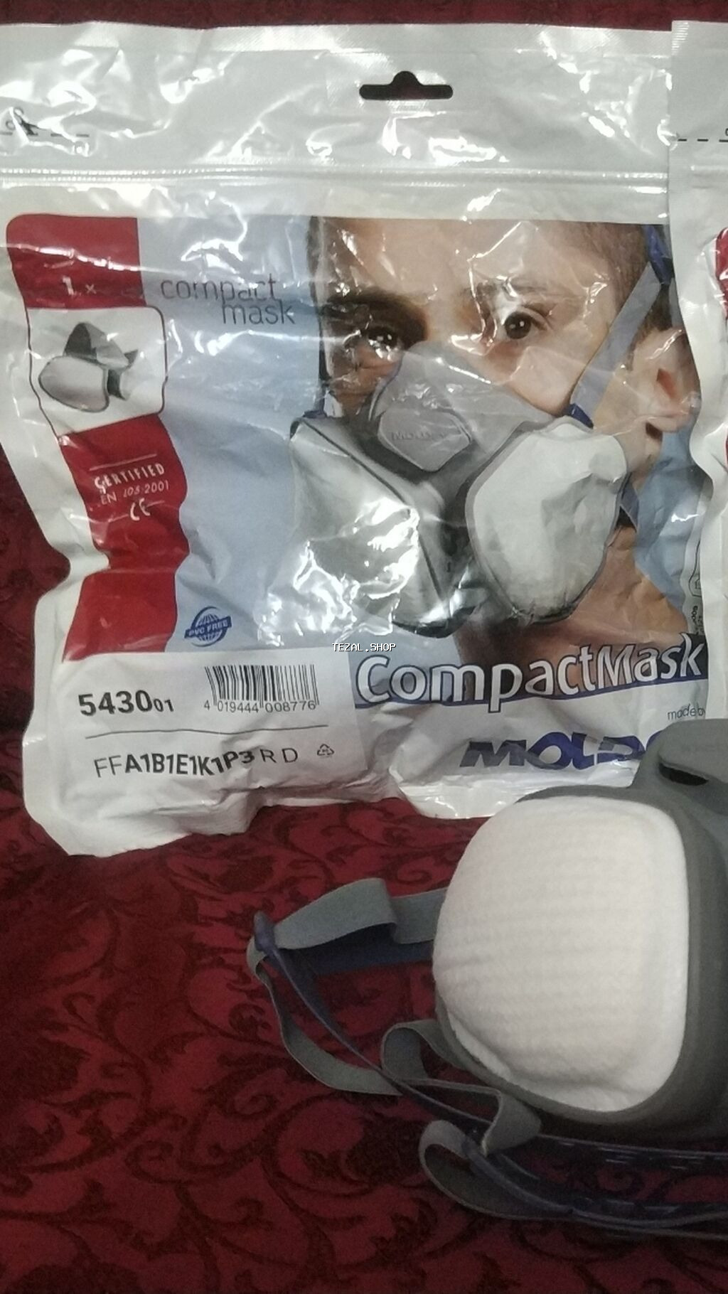 MOLDEX 5430 CompactMask – FFABEK1P3 R D yarımüz respiratoru - Model - şəkil 2