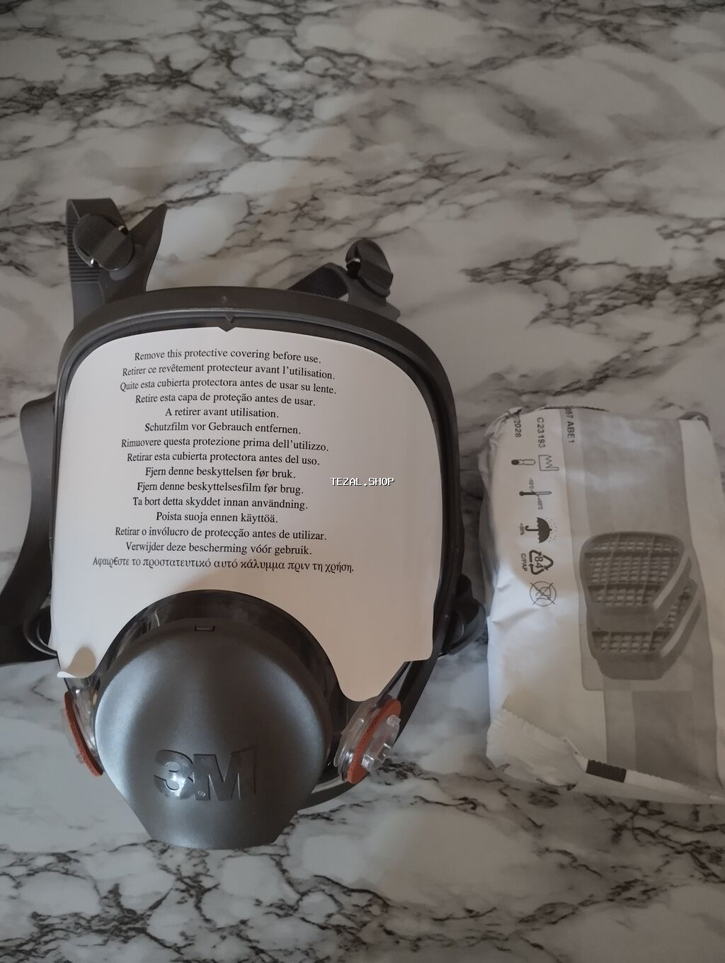 3M tam üzlük respirator maskası - Brend: 3M - Tip: Tam üzlük