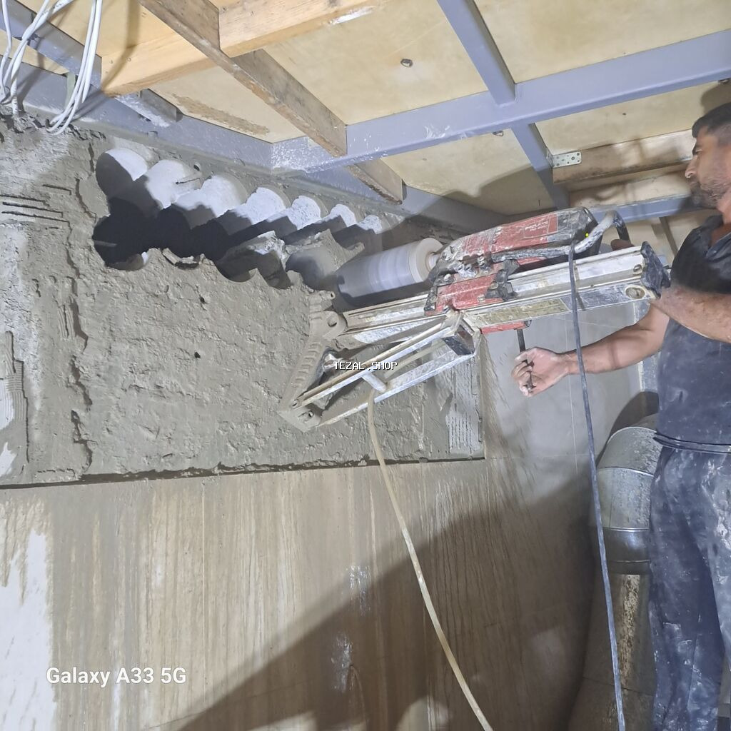Beton, dəmir-beton və kərpic divarlarda diamont karotla deşik açma - şəkil 2