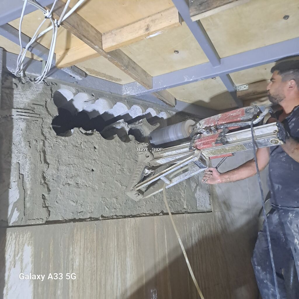 Beton, dəmir-beton və kərpic divarlarda diamont karotla deşik açma - şəkil 5