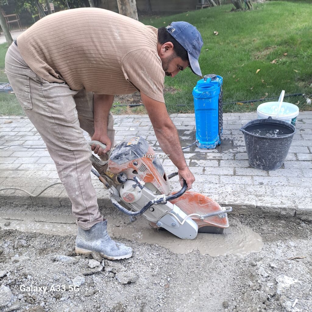Beton, asfalt və daşların kəsilməsi xidməti - Peşəkar yol və səki - şəkil 2