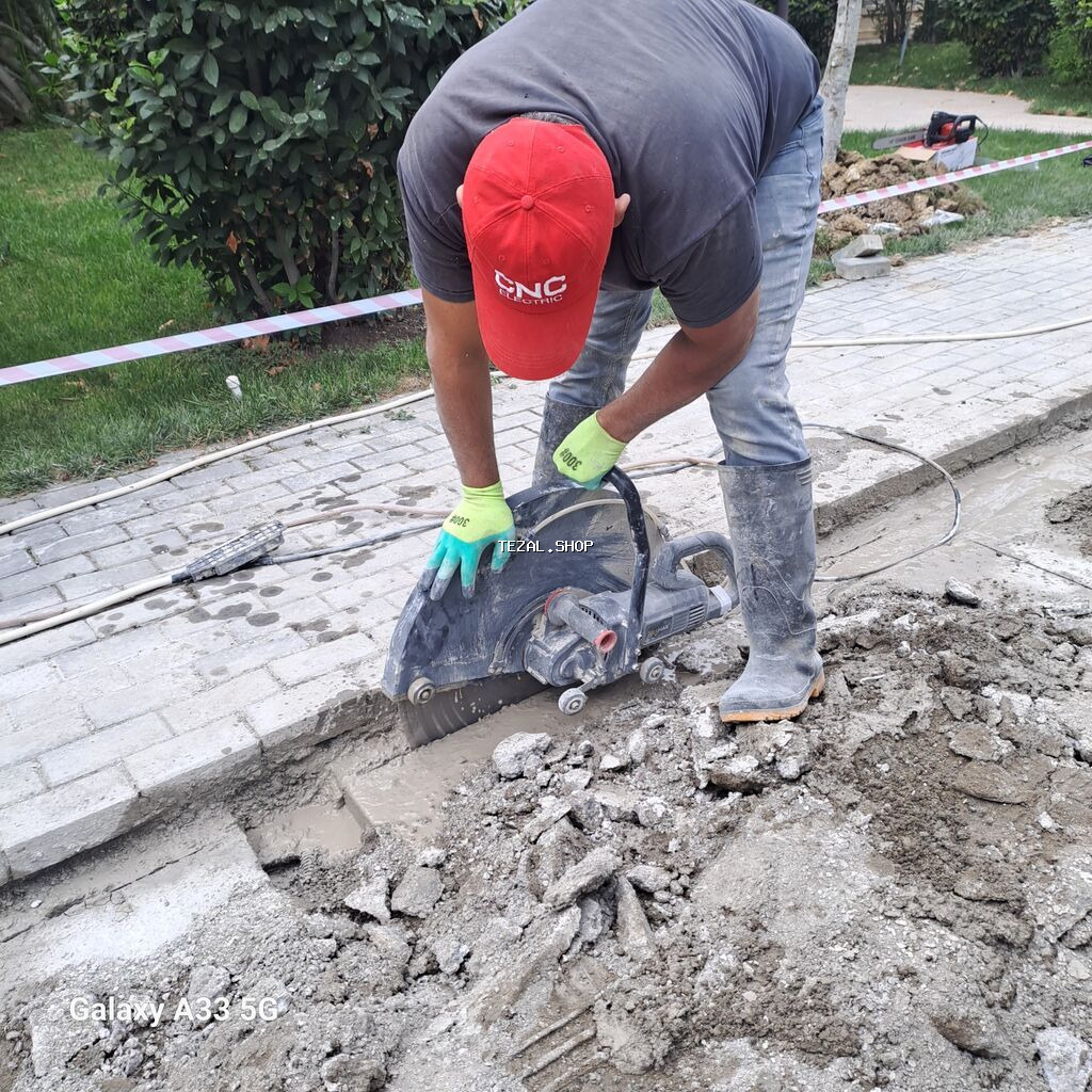 Beton, asfalt və daşların kəsilməsi xidməti - Peşəkar yol və səki - şəkil 3