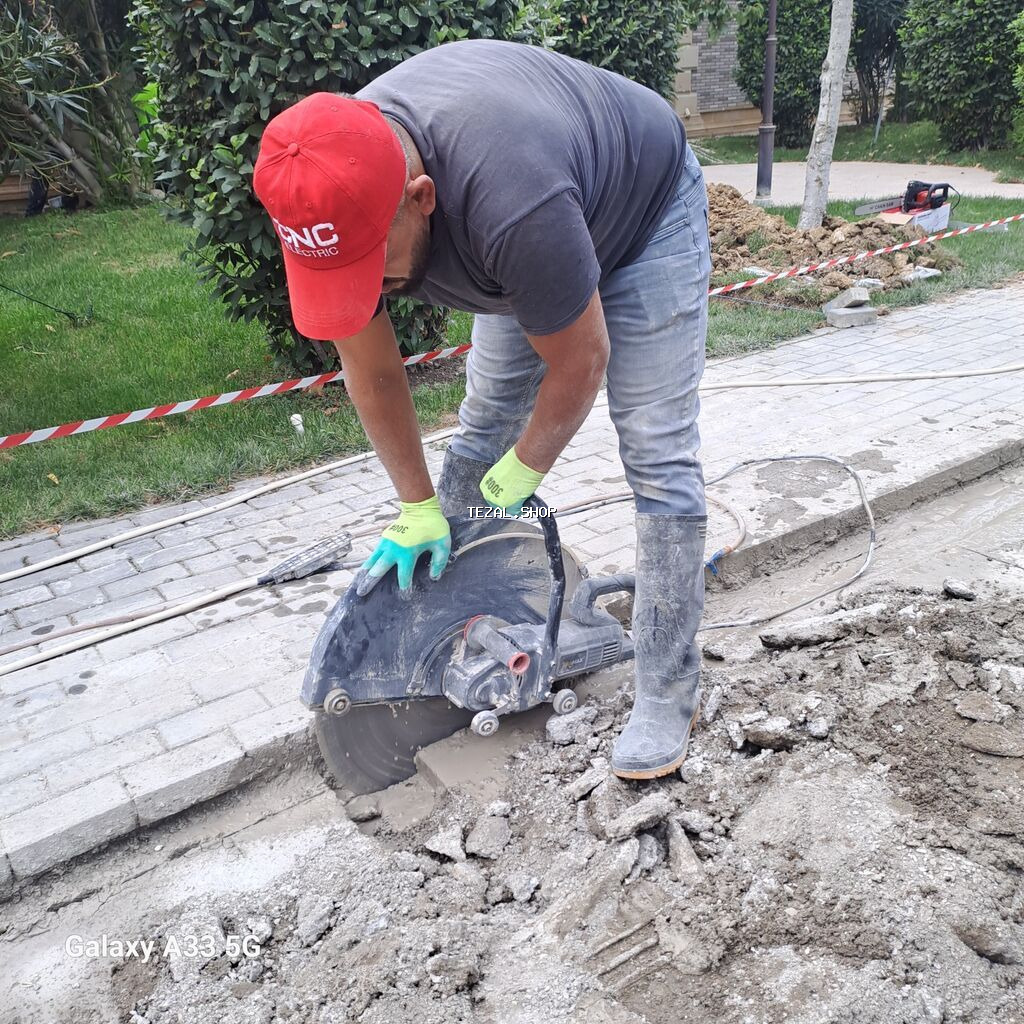 Beton və asfalt kəsimi xidməti - Yol, səkilik, meydança və - şəkil 2