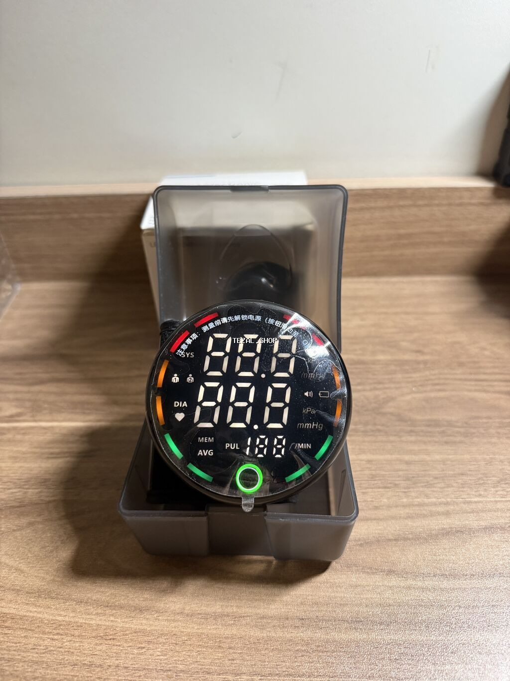 Yenidir, qutusundadır. Biləyə bağlanan rəqəmsal təzyiq ölçən aparat - şəkil 2