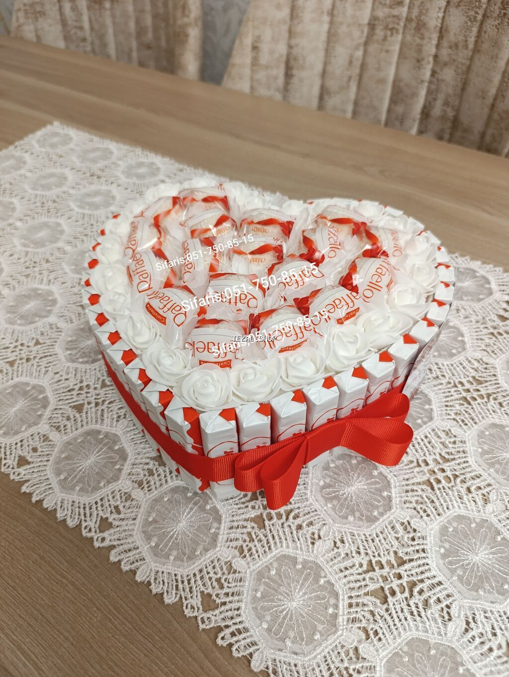 Kinder buketleri,kinder sebetleri,kinder boxlar sifarisle