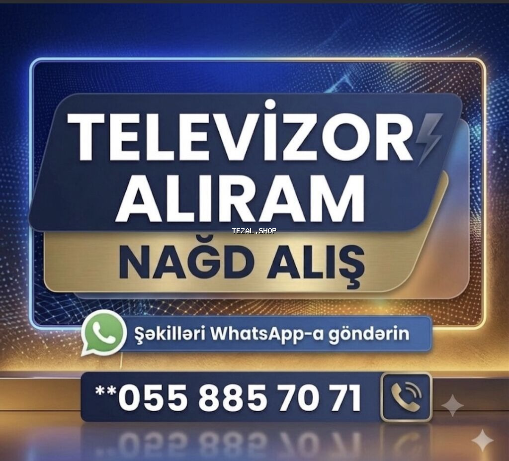 Teze ve islenmis Televizorlarin Alisi ve satisi Unvandan goturme