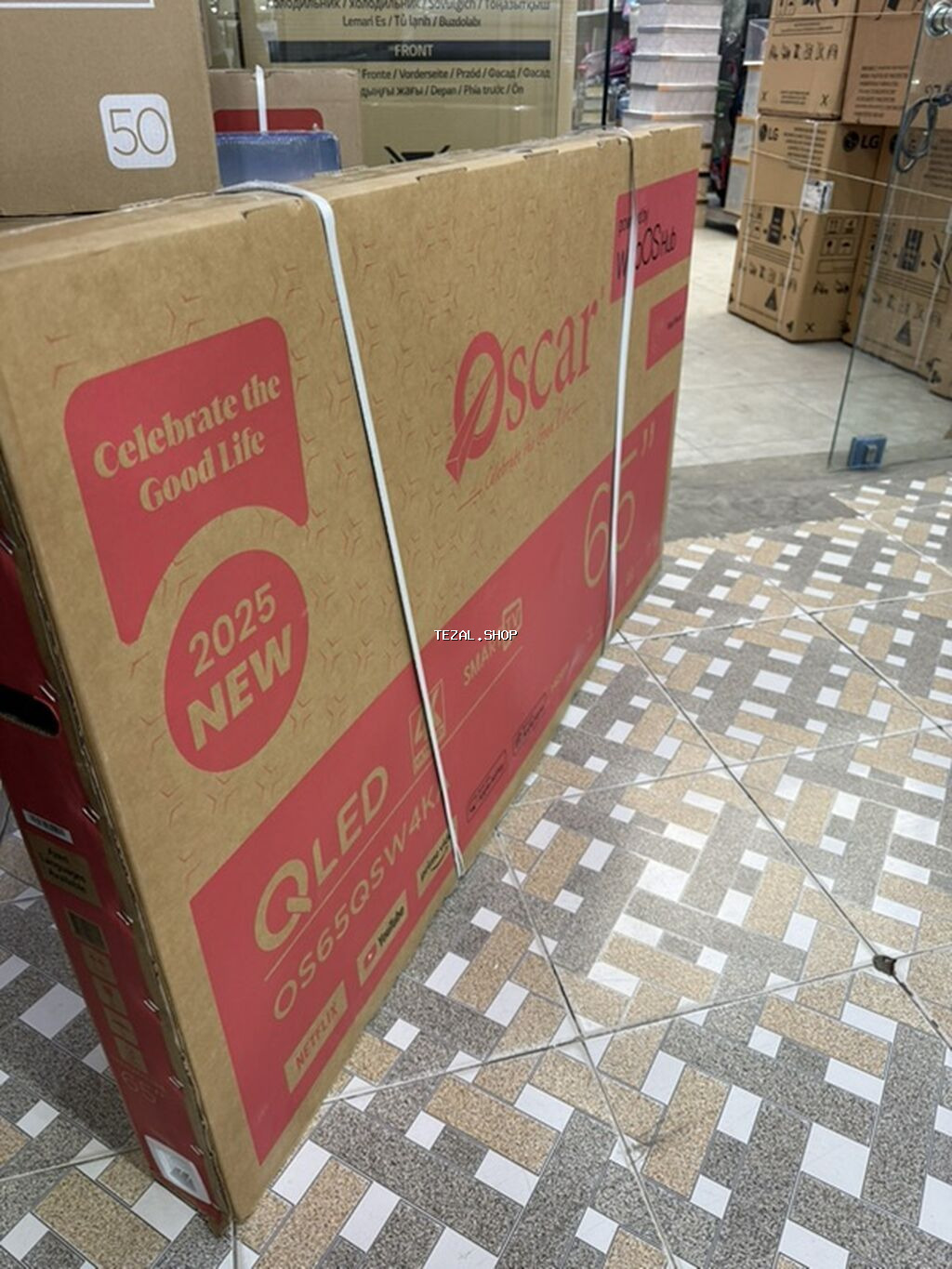 Oscar 65" QLED Smart TV (Model: OS65QSW4K) - Ekran: 65 düym QLED, 4K