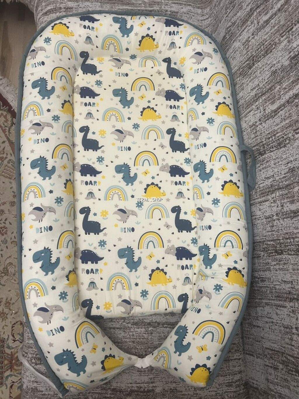 Uşaq üçün yuva tipli beşik içliyi / babynest - Ölçü: təxmini 85×50 sm - şəkil 3