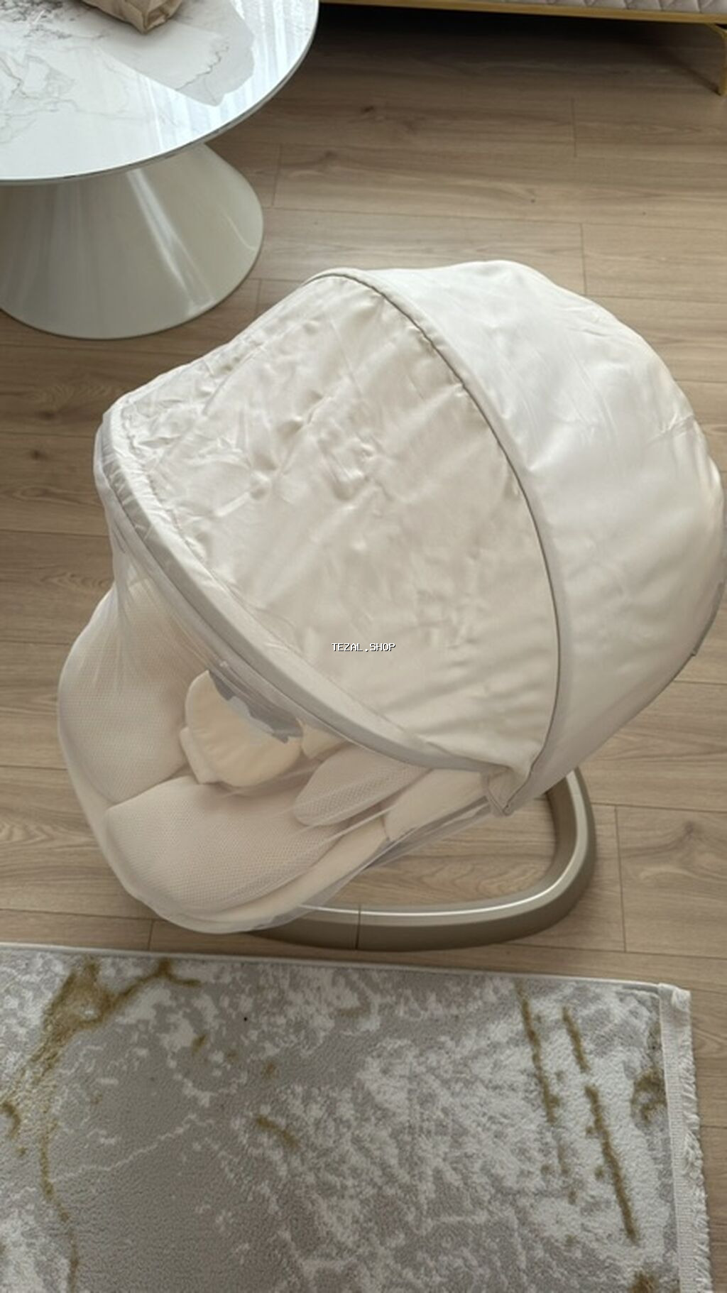 Oğlan və qız üçün, Yeni, Beşik, Matras ilə, Yellənmə mexanizmi ilə Xırdalan — TezAl.shop