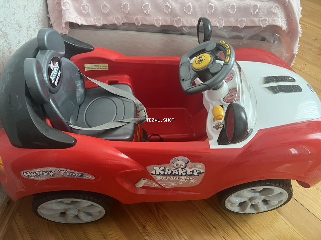 Uşaq elektrik maşını – Khakey Dream Car - Rəng: qırmızı/ağ gövdə