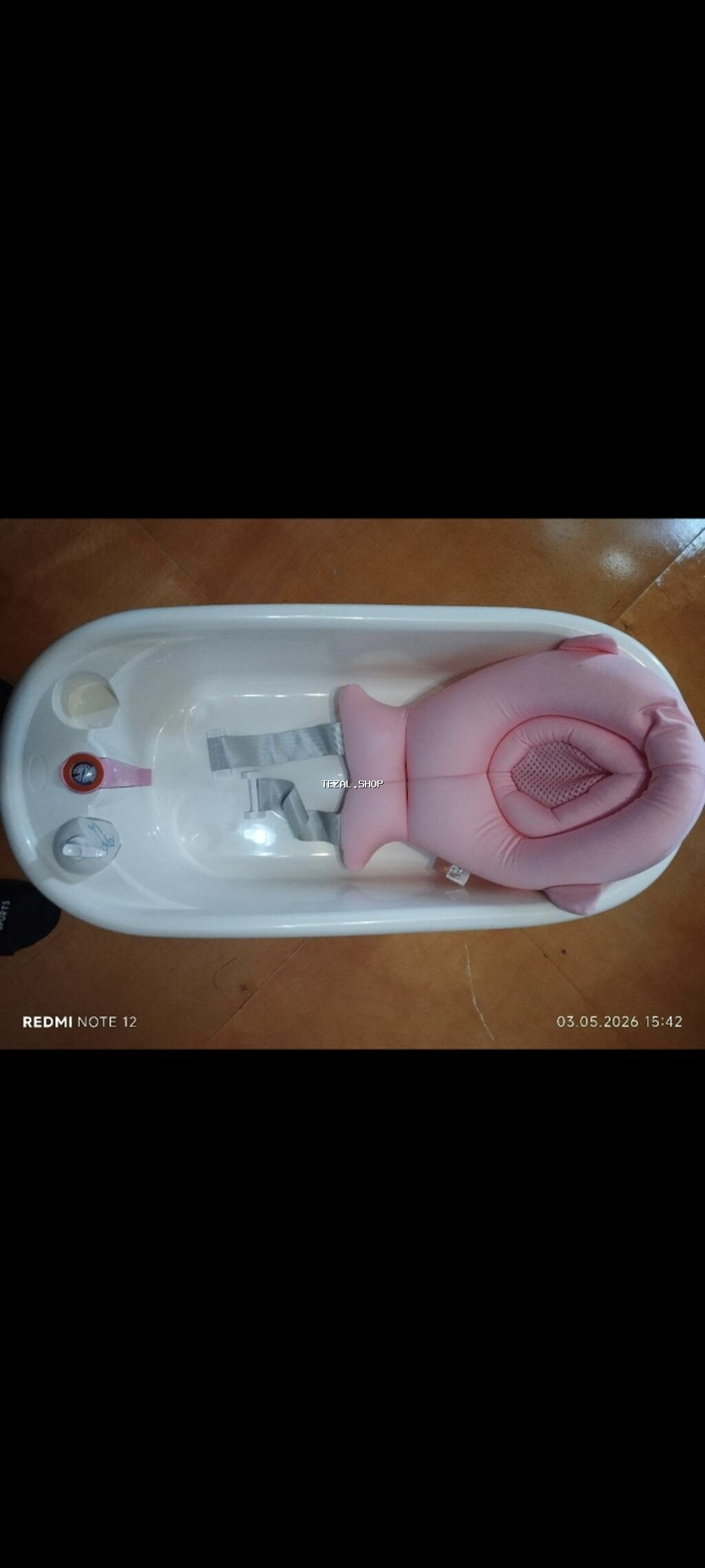 Uşaq vannası və yastıq dəsti - Material: möhkəm plastik vannа