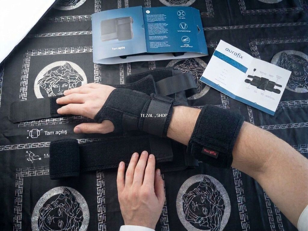 Aurafix orijinal ortopedik mil-bilək ortezi (brend: Aurafix) Model