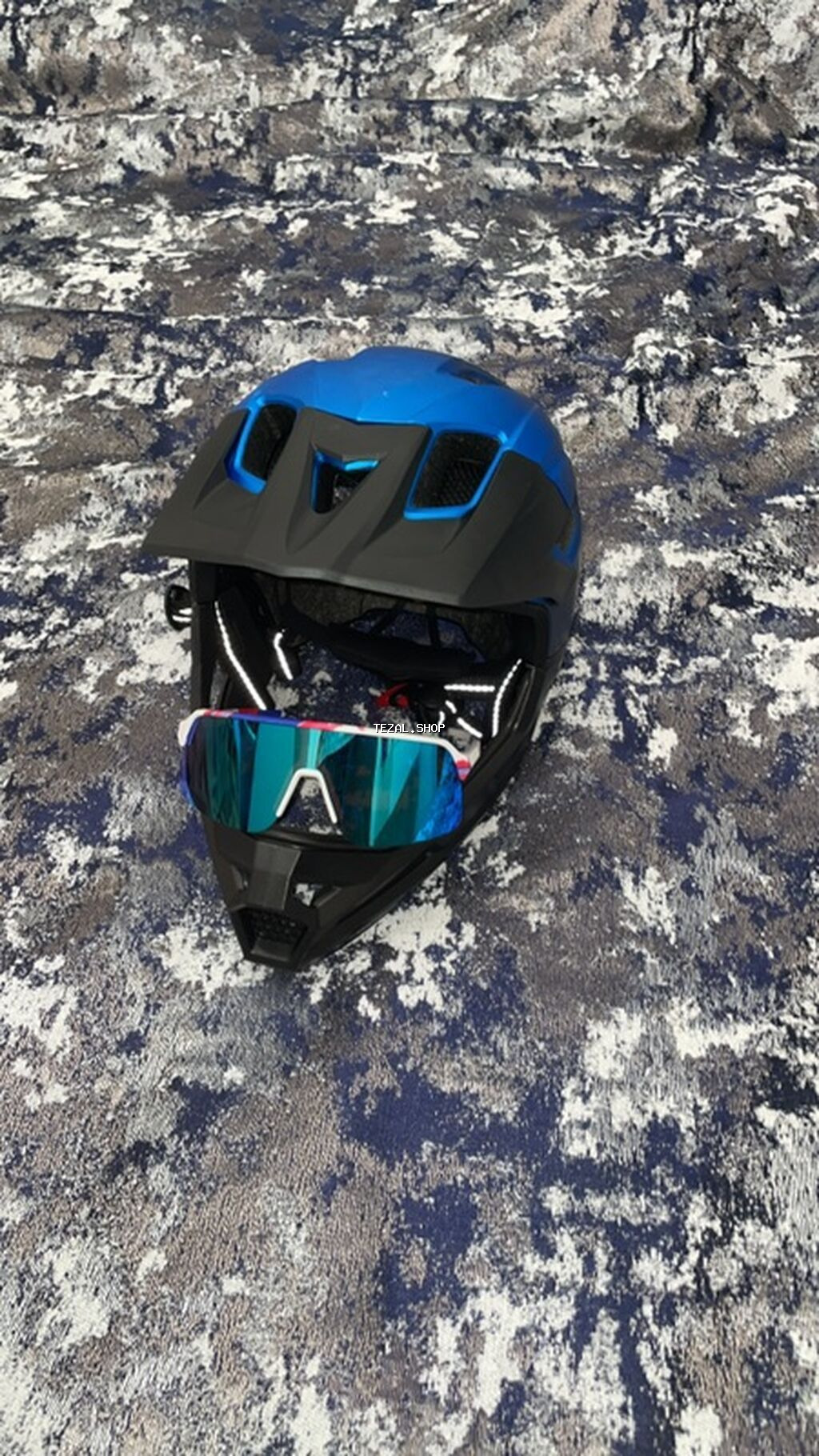Dağ velosipedi üçün tam üzlü kaska - Tip: MTB/enduro kaskası, tam - şəkil 4