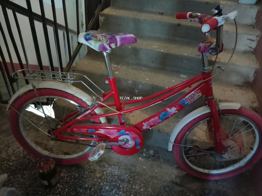 Uşaq velosipedi – Winx temalı dizayn - Rəng: qırmızı, çəhrayı və ağ