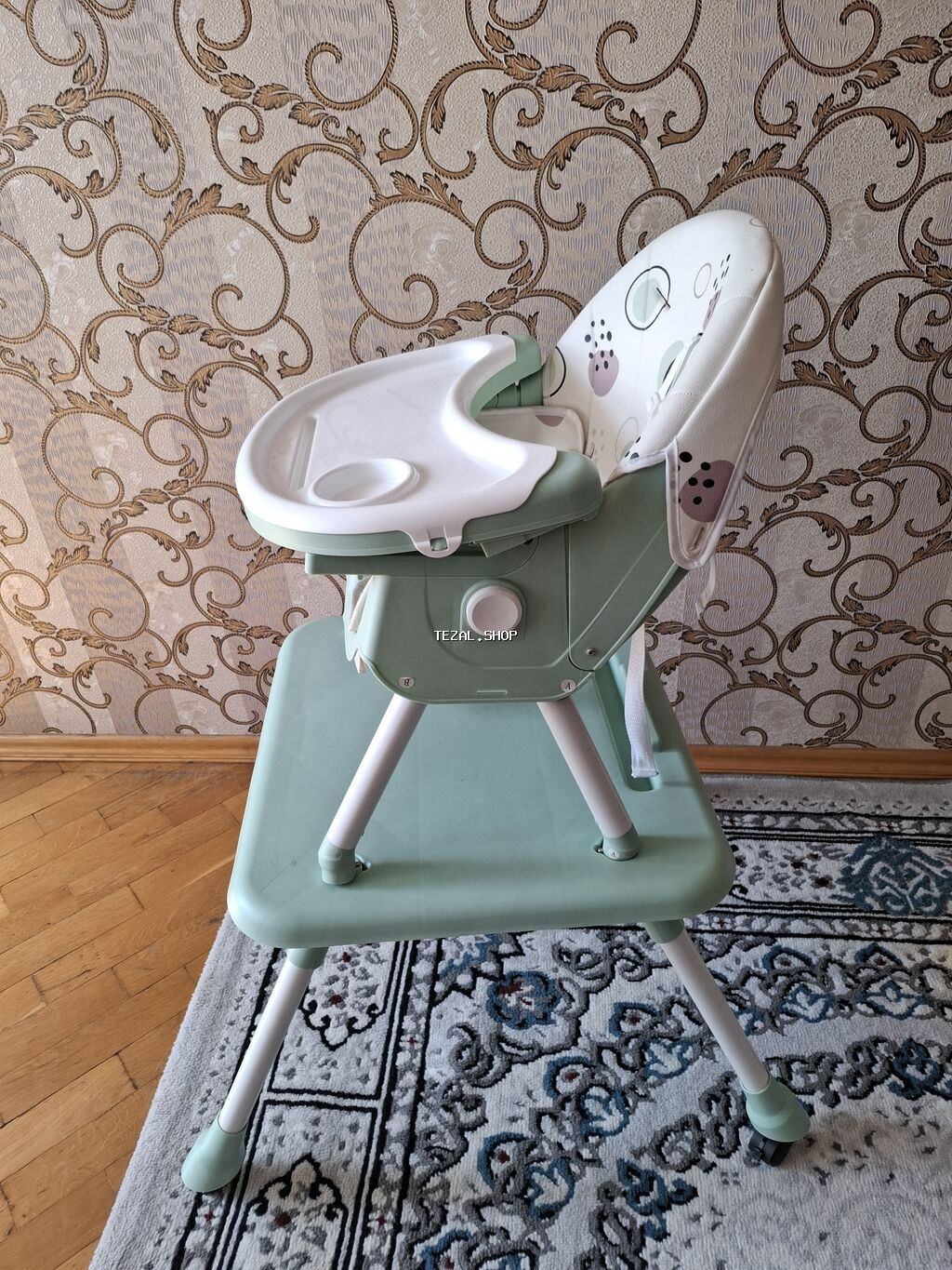 Uşaqlar üçün çoxfunksiyalı yemək stolu və oturacaq dəsti. - 2-si
