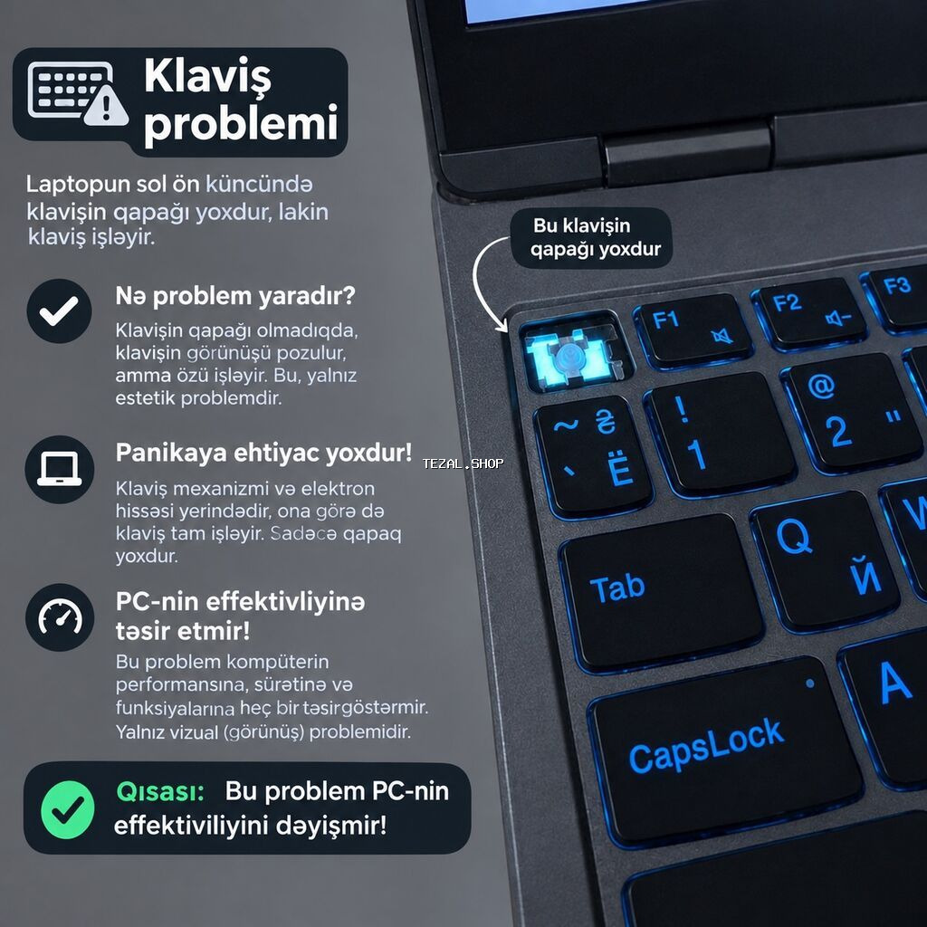 İşlənmiş Lenovo Legion, 15.6 ", Intel Core i5, 512 GB, Ünvandan götürmə - şəkil 3