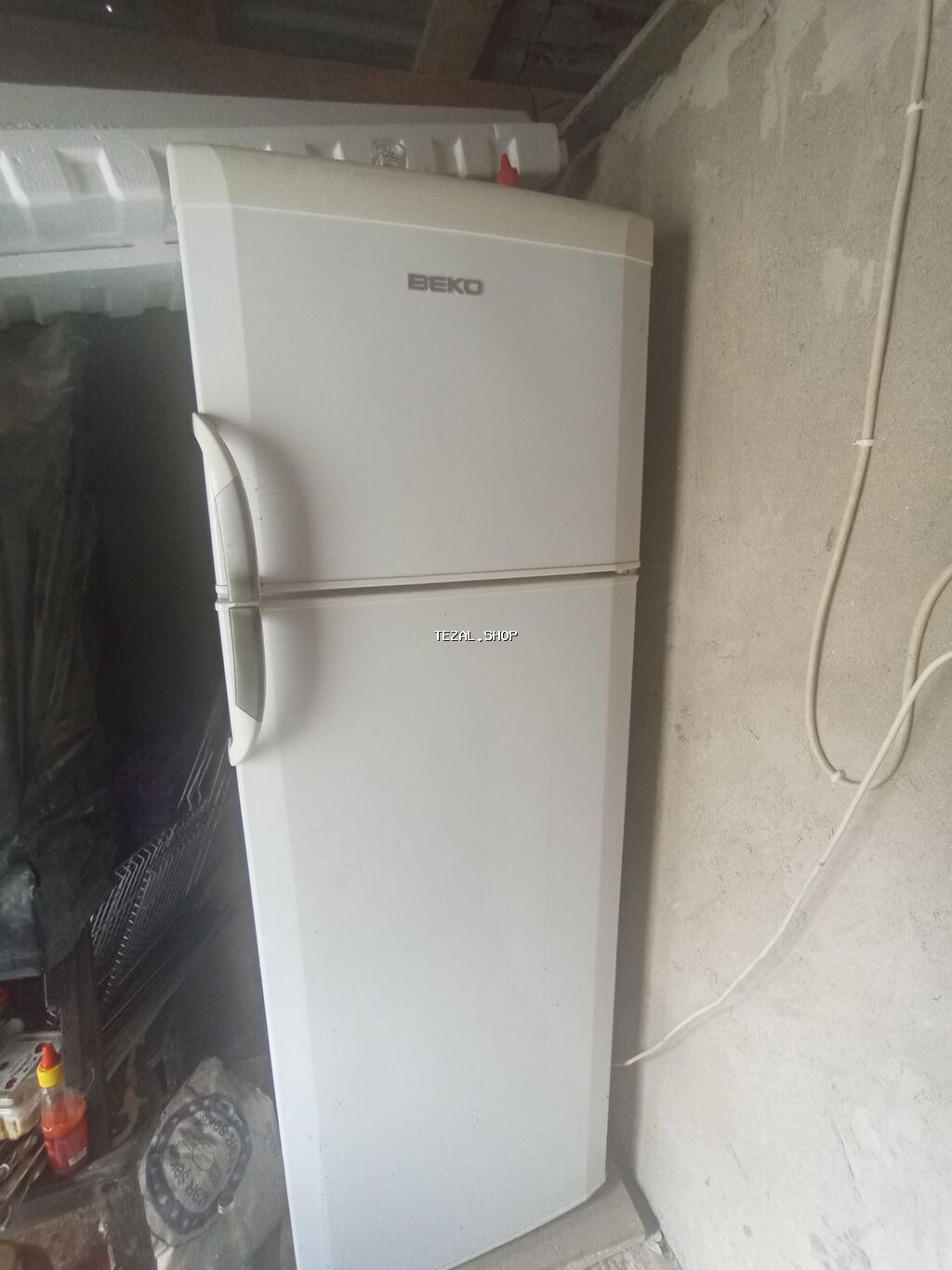 İşlənmiş 2 qapılı Beko Soyuducu Satılır, rəng - Ağ, Təkərli Digah — TezAl.shop