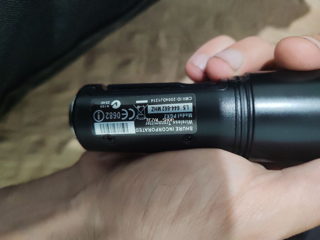 İşlənmiş Radio Mikrofon Shure, Ünvandan götürmə - şəkil 2