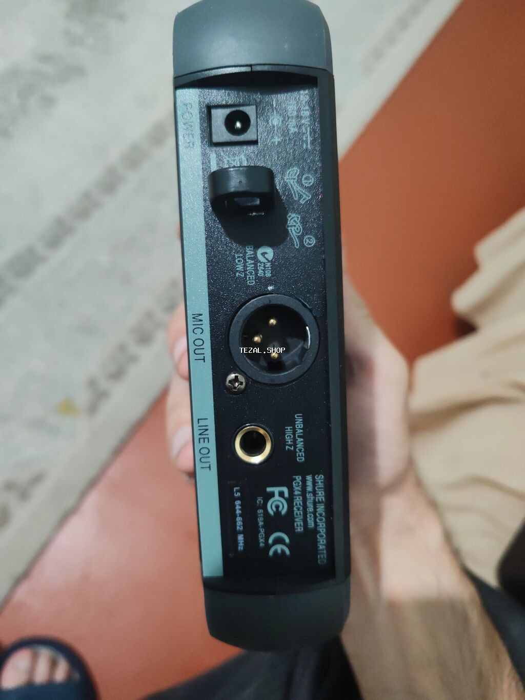 İşlənmiş Radio Mikrofon Shure, Ünvandan götürmə - şəkil 3