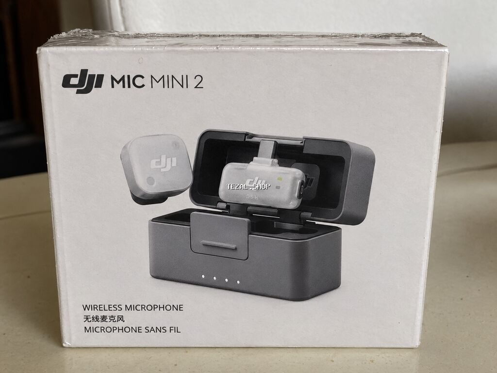 Dji Mikrofon Ses keyfiyeti yüksek DJI Mic Mini 2 çekiliş mikrofonu