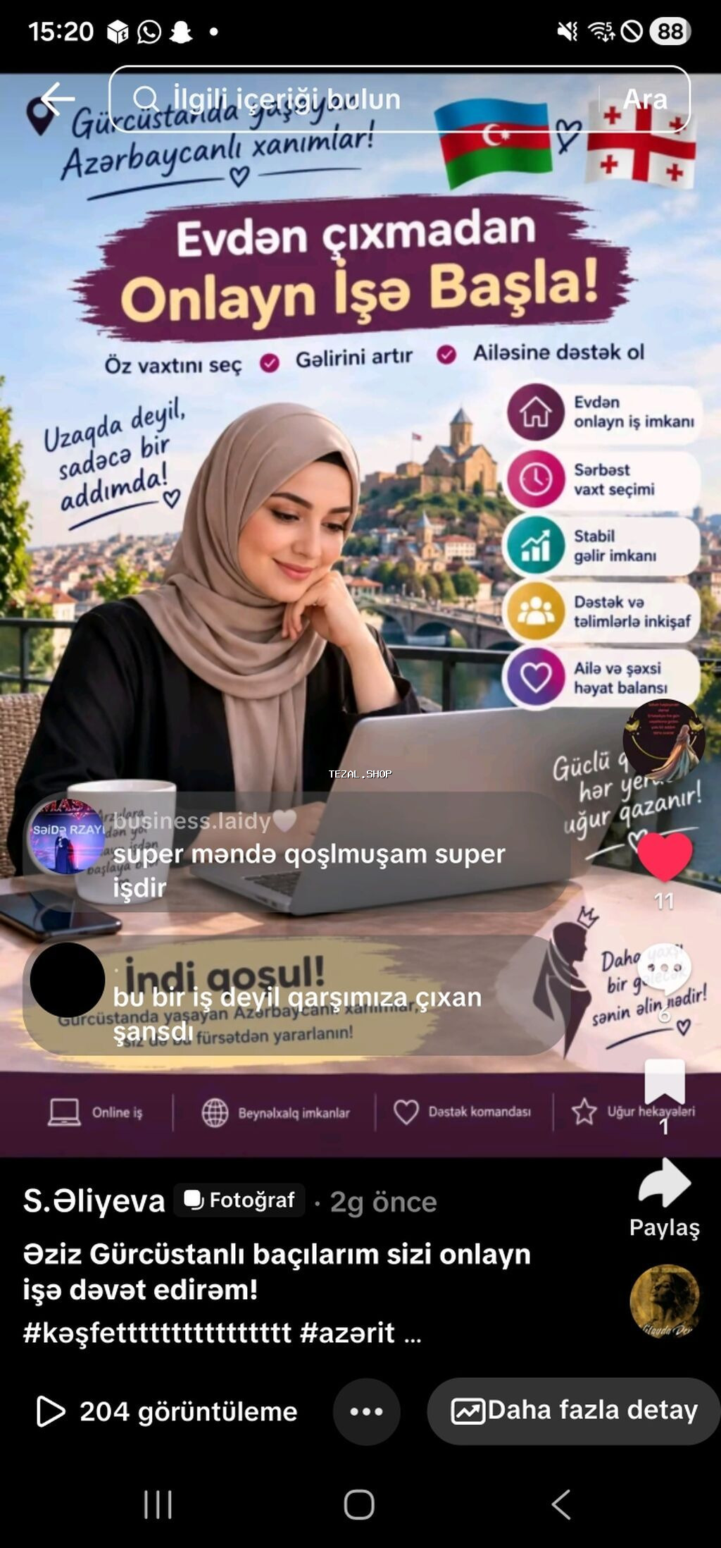 SMM menecer tələb olunur, İstənilən yaş - şəkil 2