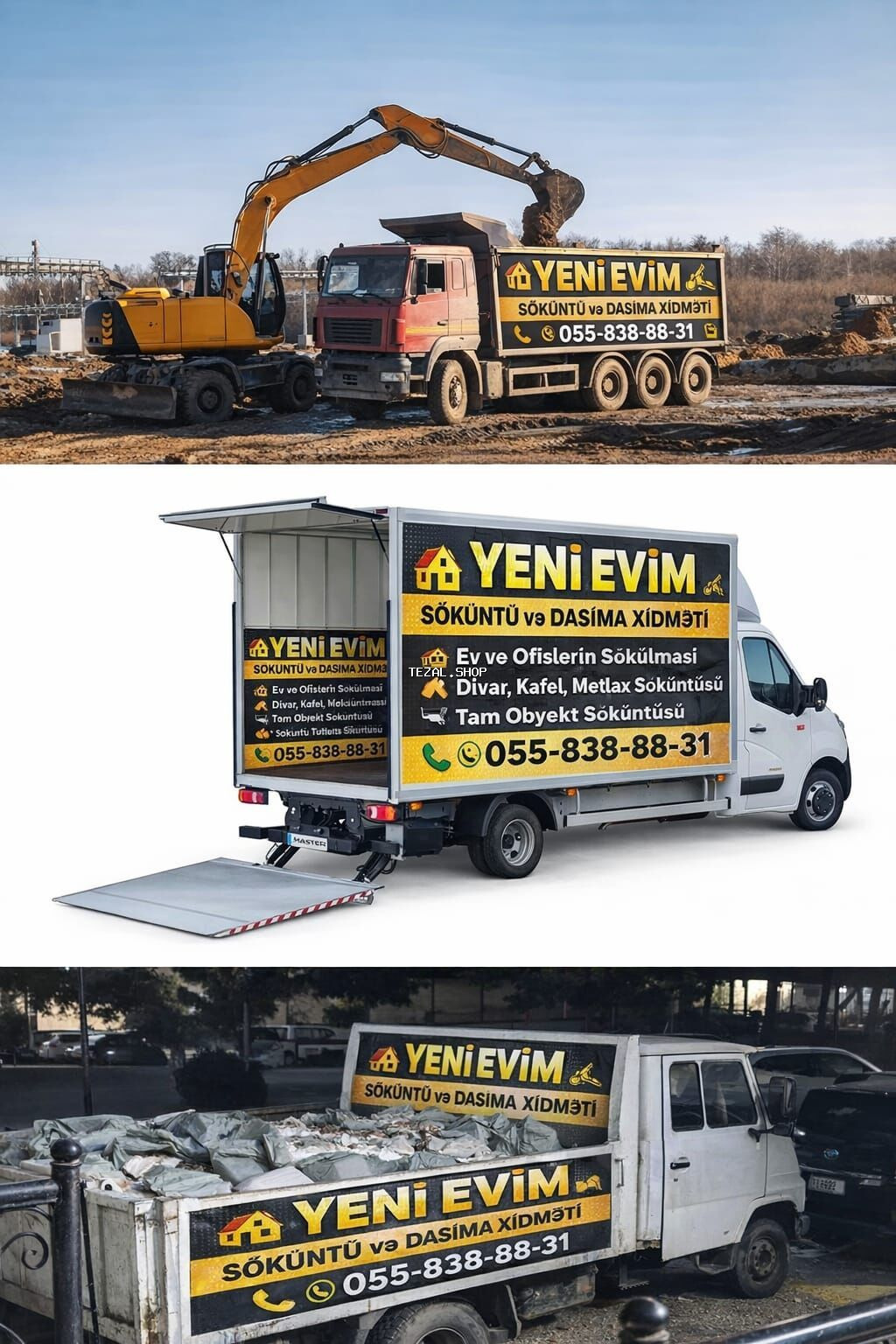 “Yeni Evim” Yükdaşıma xidməti - Mənzil, ofis və anbar köçürmələri - - şəkil 5