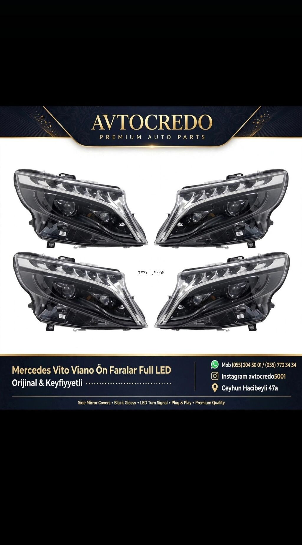 Mercedes-Benz Vito/Viano v-class w447 ehtiyyat hisseleri Tuning və - şəkil 4