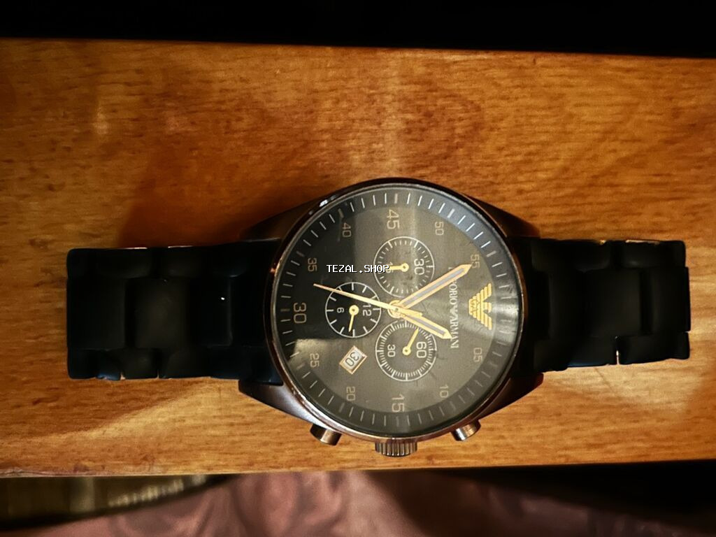 Emporio Armani kişi qol saatı - Korpus: paslanmayan polad, tünd
