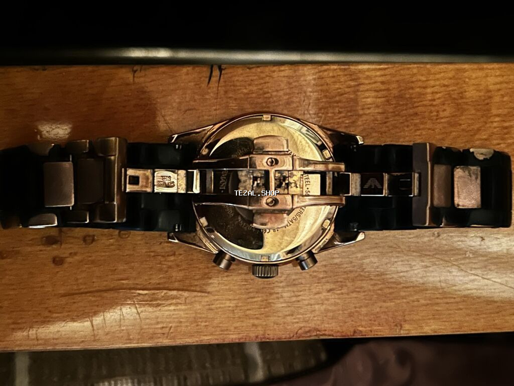Emporio Armani kişi qol saatı - Korpus: paslanmayan polad, tünd - şəkil 2