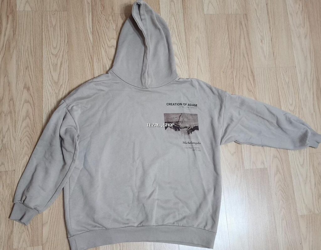 Svitşot, PULL&BEAR, M, rəng - Bej - şəkil 3