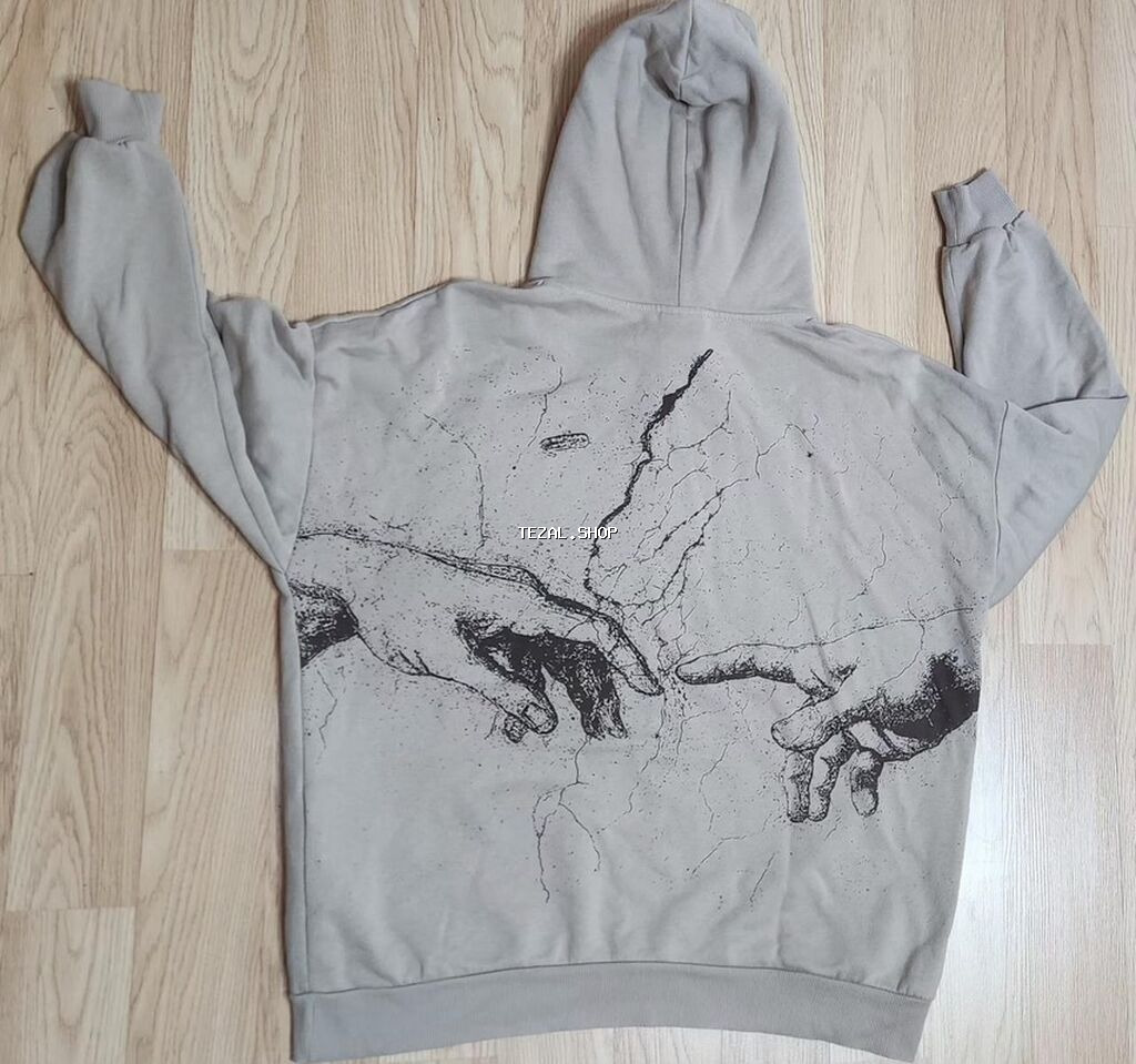Svitşot, PULL&BEAR, M, rəng - Bej - şəkil 5