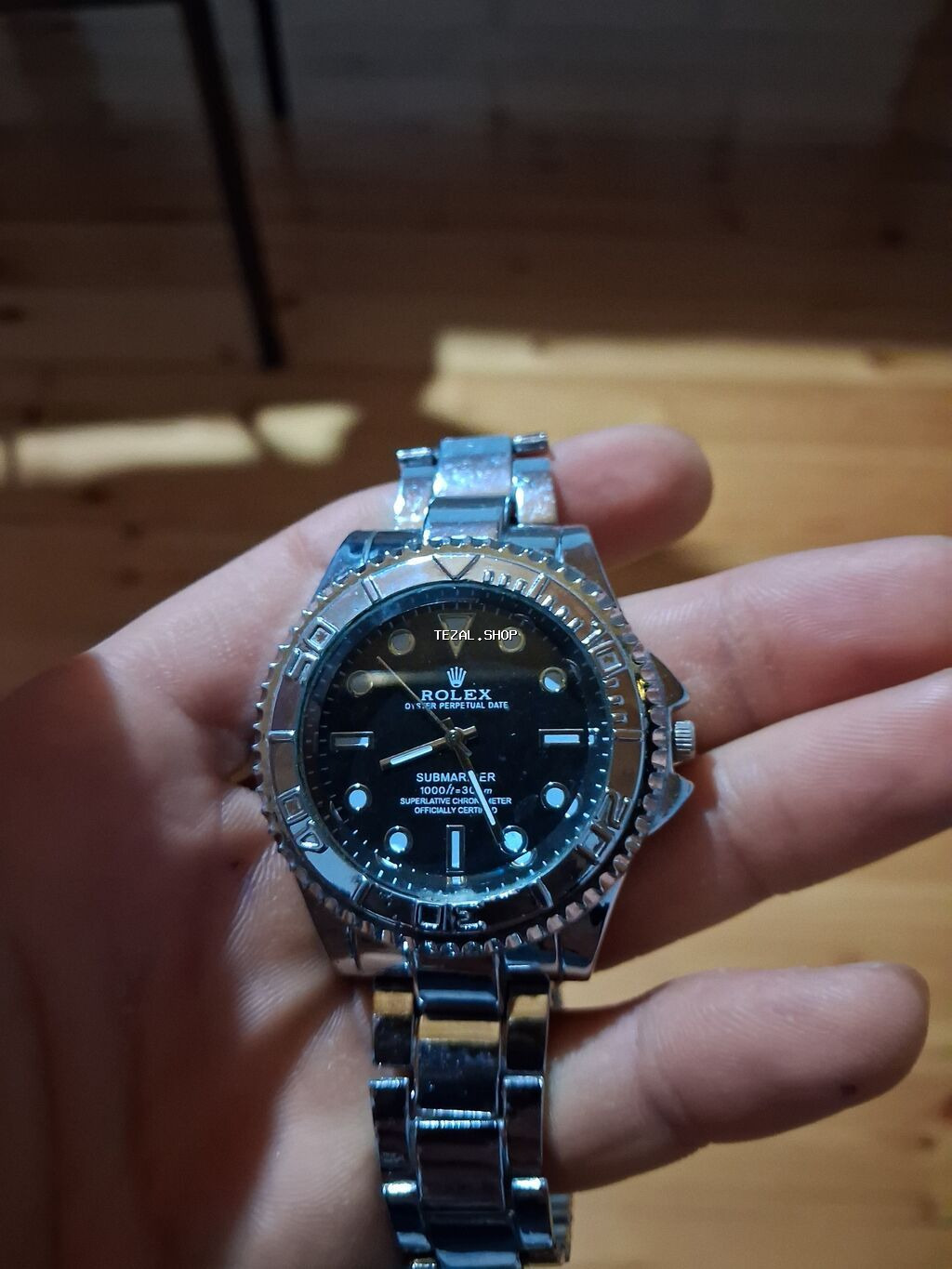 İşlənmiş, Qol saatı, Rolex, rəng - Gümüşü - şəkil 2