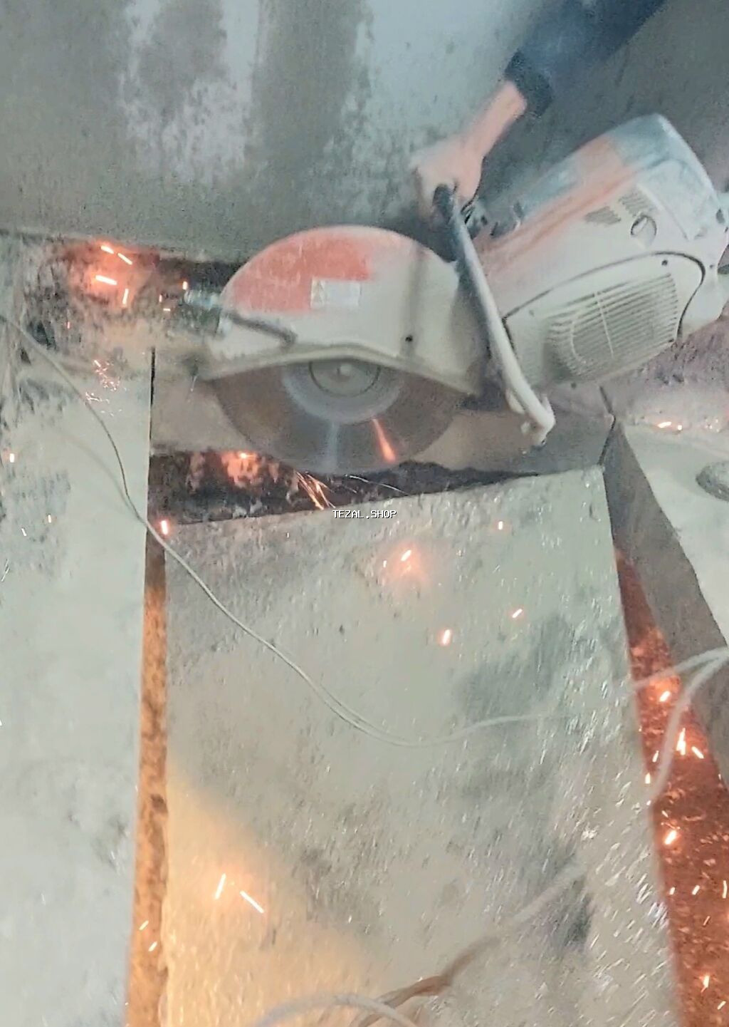 Beton kəsən beton deşən səliqəli düz və dairevi kəsim işləri beton - şəkil 2