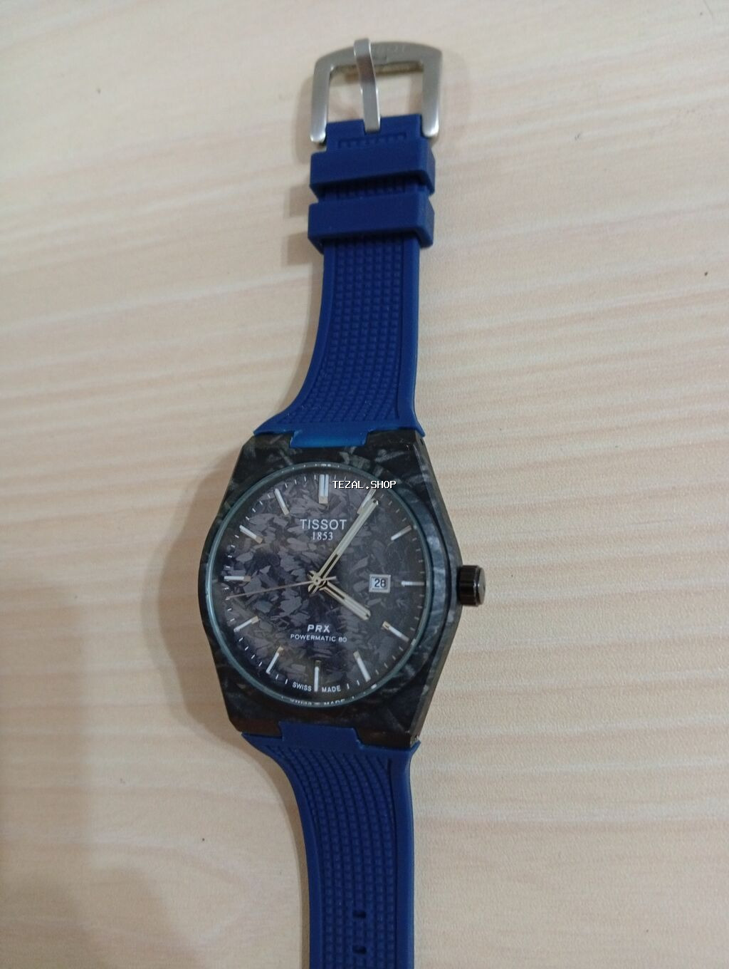 Yeni, Qol saatı, Tissot, rəng - Göy - şəkil 2