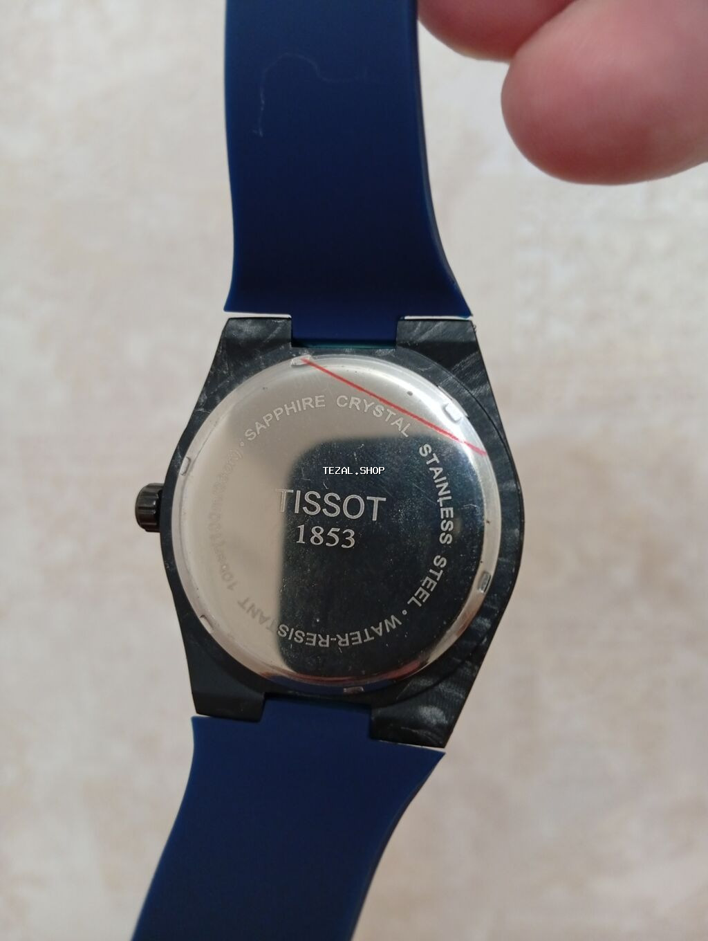 Yeni, Qol saatı, Tissot, rəng - Göy - şəkil 3
