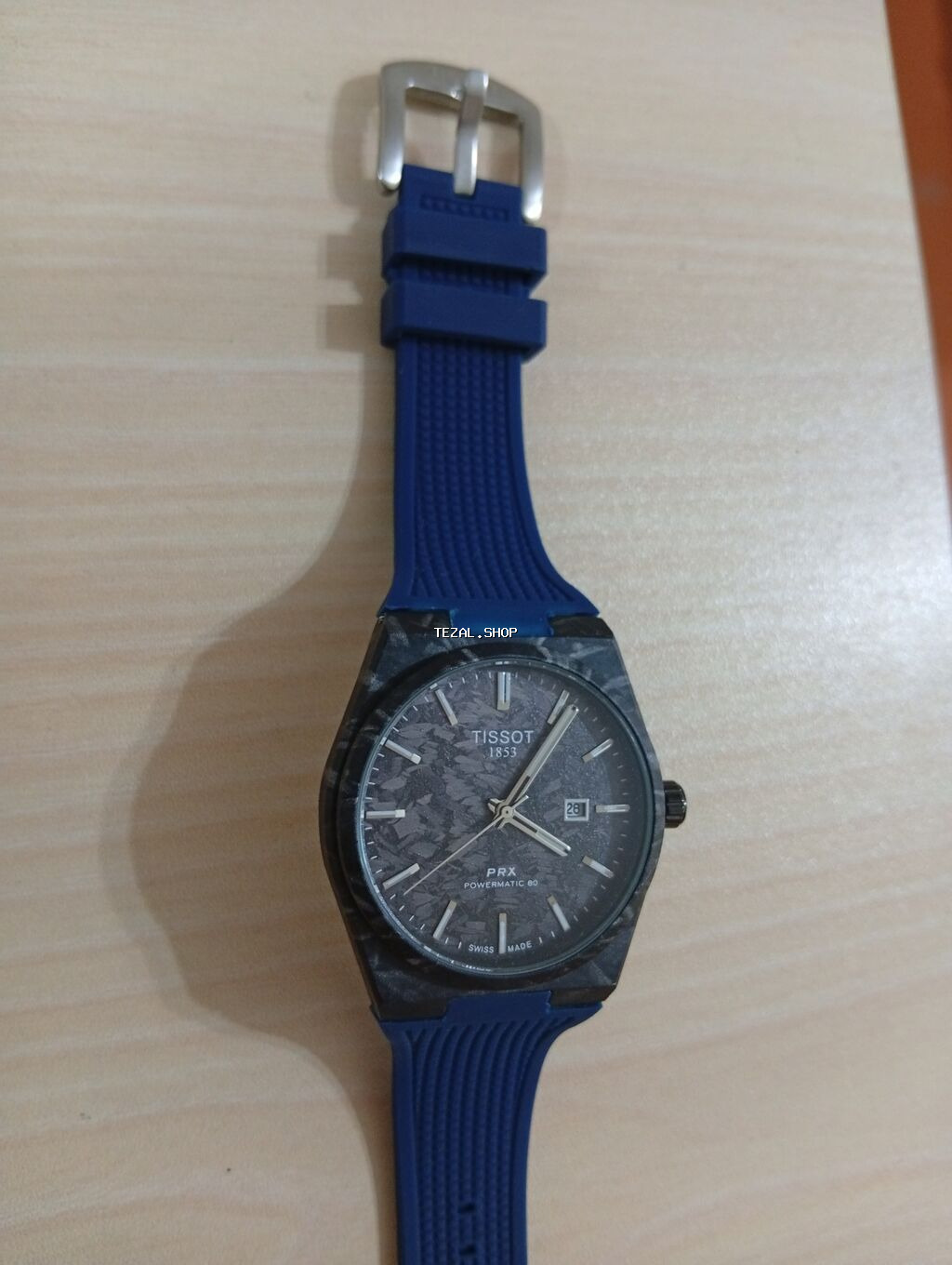 Yeni, Qol saatı, Tissot, rəng - Göy - şəkil 4