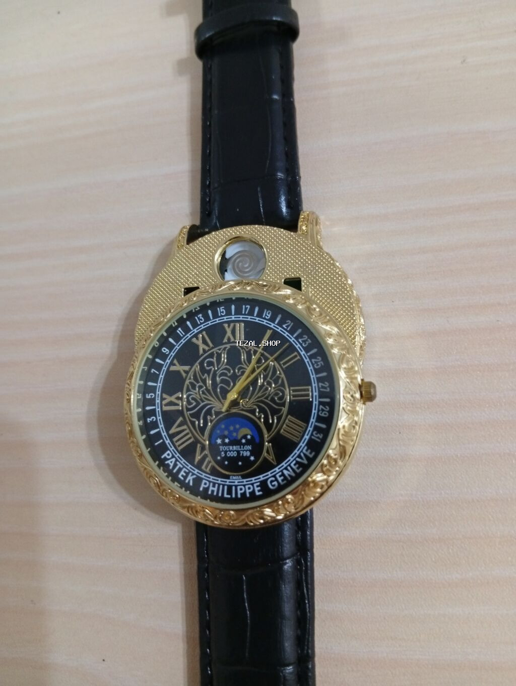 Yeni, Qol saatı, Patek Phillipe, rəng - Qara - şəkil 4