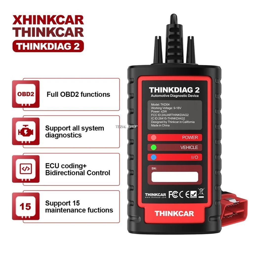 THINKCAR THINKDIAG 2 – Avtomobil Diaqnostika Cihazı - Tam OBD2