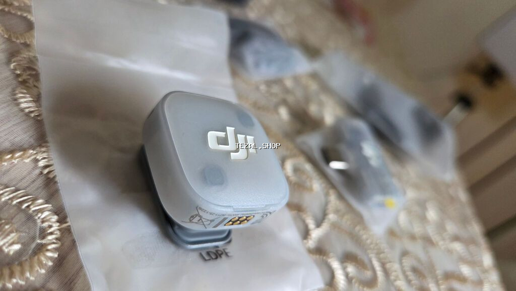 Dji Mikrofon Dji mic Mini 2 Ötürücüsü yanında. (Android, İphone ve