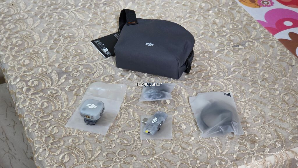 Dji Mikrofon Dji mic Mini 2 Ötürücüsü yanında. (Android, İphone ve - şəkil 2