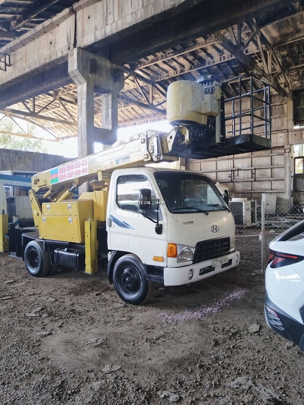 Avtokran səbəti (manlift) icarəsi – Hyundai şassisində qaldırıcı - şəkil 2