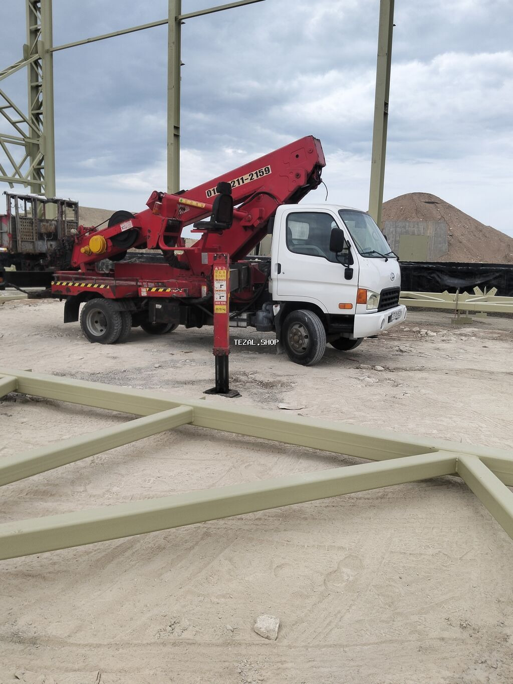 Avtokran səbəti (manlift) icarəsi – Hyundai şassisində qaldırıcı - şəkil 3