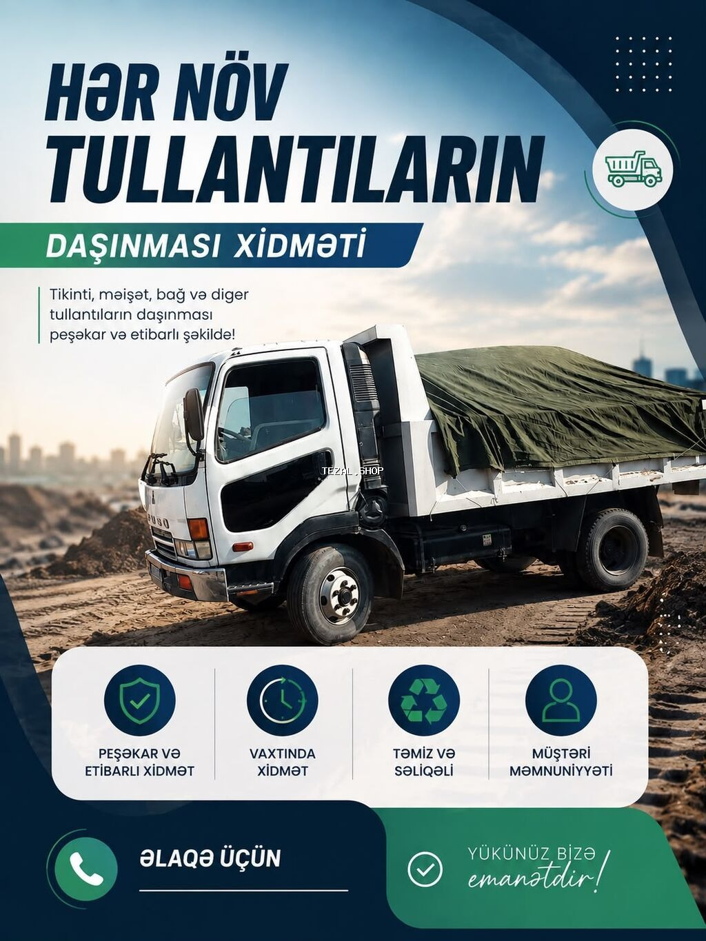 Hər növ tullantıların daşınması xidməti - Tikinti qalıqları - şəkil 3