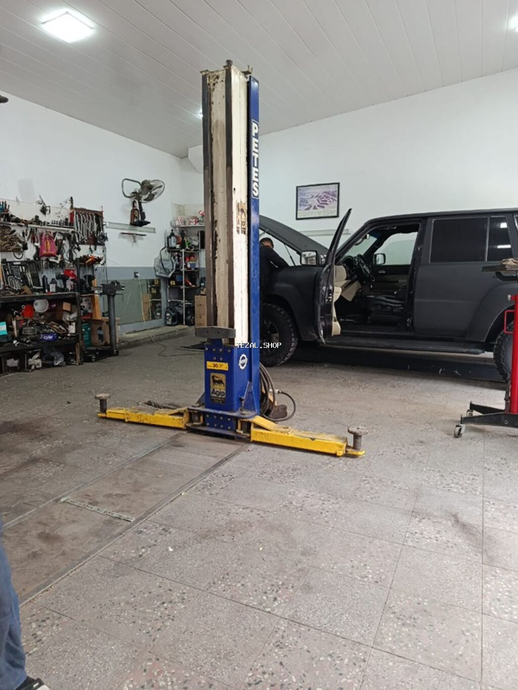 PETES markalı avtoyuma/servis üçün avtomobil qaldırıcı - Tip: Tək