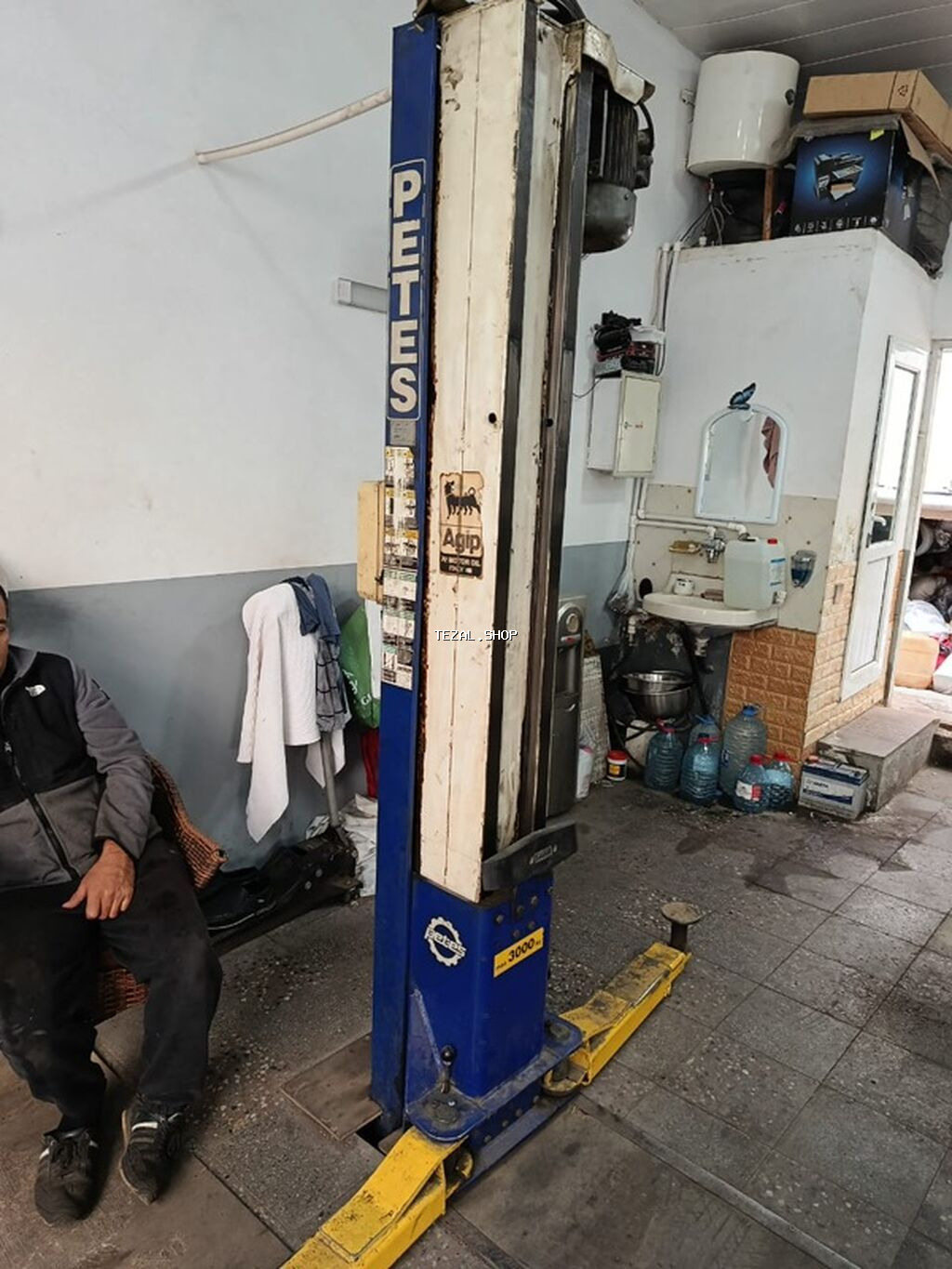 PETES markalı avtoyuma/servis üçün avtomobil qaldırıcı - Tip: Tək - şəkil 2