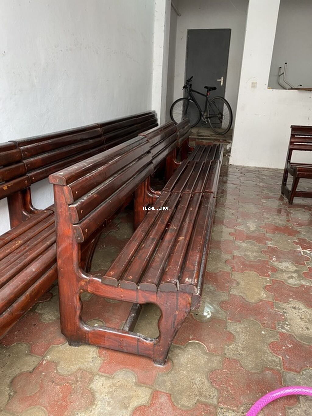 Taxta (ağac) bağ-mebel dəsti - Material: bərk ağacdan hazırlanmış - şəkil 4