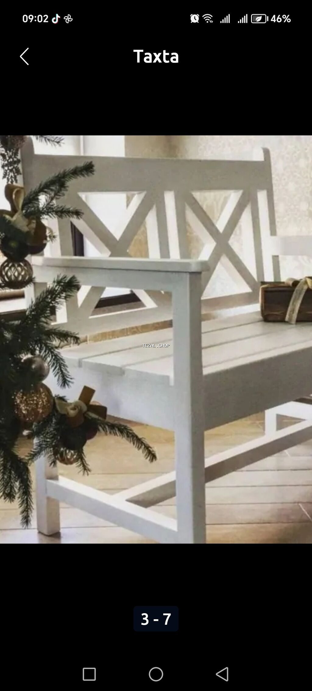 Taxta Skameyka və oturacaq sifarişlə hazırlayırıq Modeli müxtəlif olan - şəkil 2