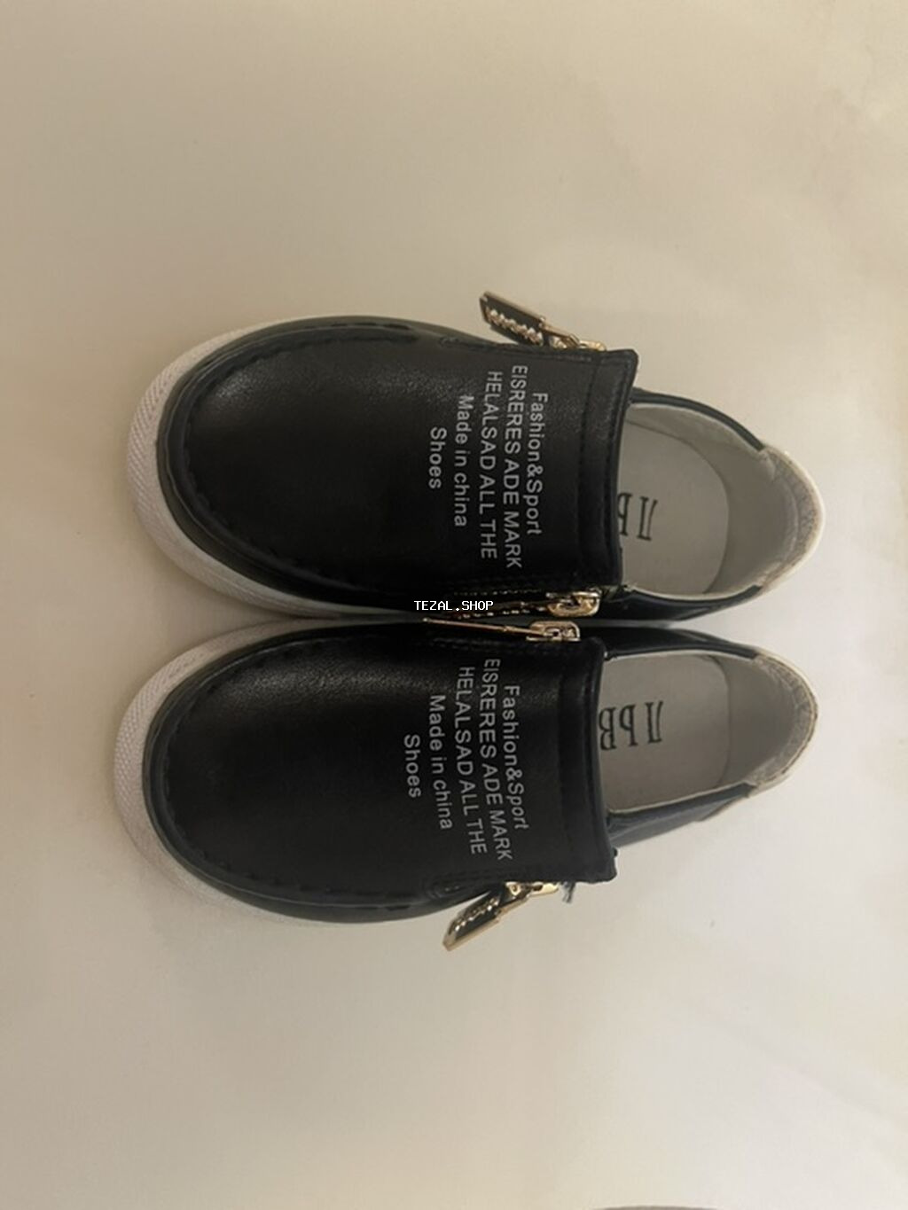 Uşaq ayaqqabısı – qara rəngli, slip-on model - Material: süni dəri - şəkil 3