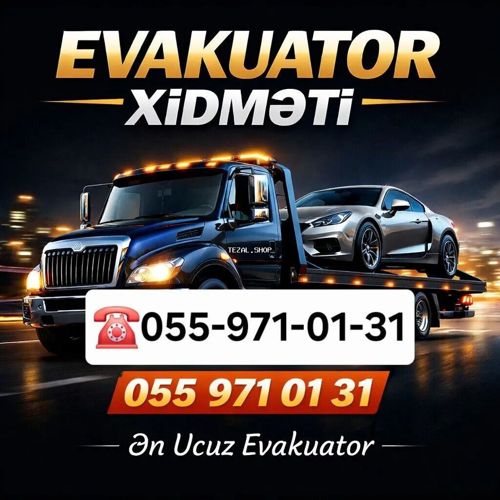 Ucuz Evakuator 24 Saat Bakı | 055 971 01 31 Gecə-gündüz evakuator - şəkil 3